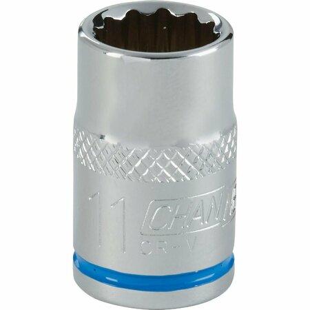 CHANNELLOCK 3/8 In. Drive 11 mm 12-Point Shallow Metric Socket 309095